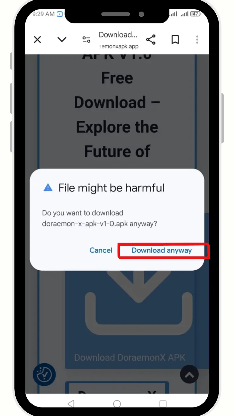 Simply-click-"Download-anyway"-to-continue-downloading-the-APK